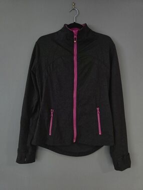 lululemon athletica Define Jacket In Soft Brown with Pink Zippers